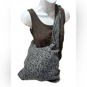 Leopard Print Shoulder and crossbody Bag